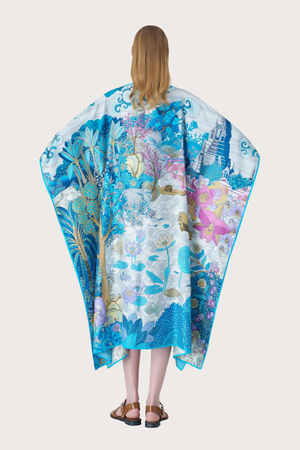 Siam Iconic River Kaftan in Blue