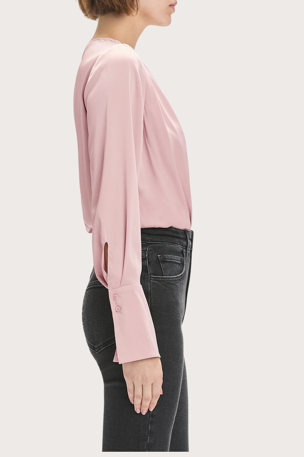The Date Blouse in Whimsical Rose