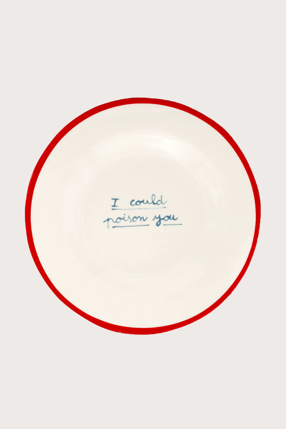 I Could Poison You Dessert Plate