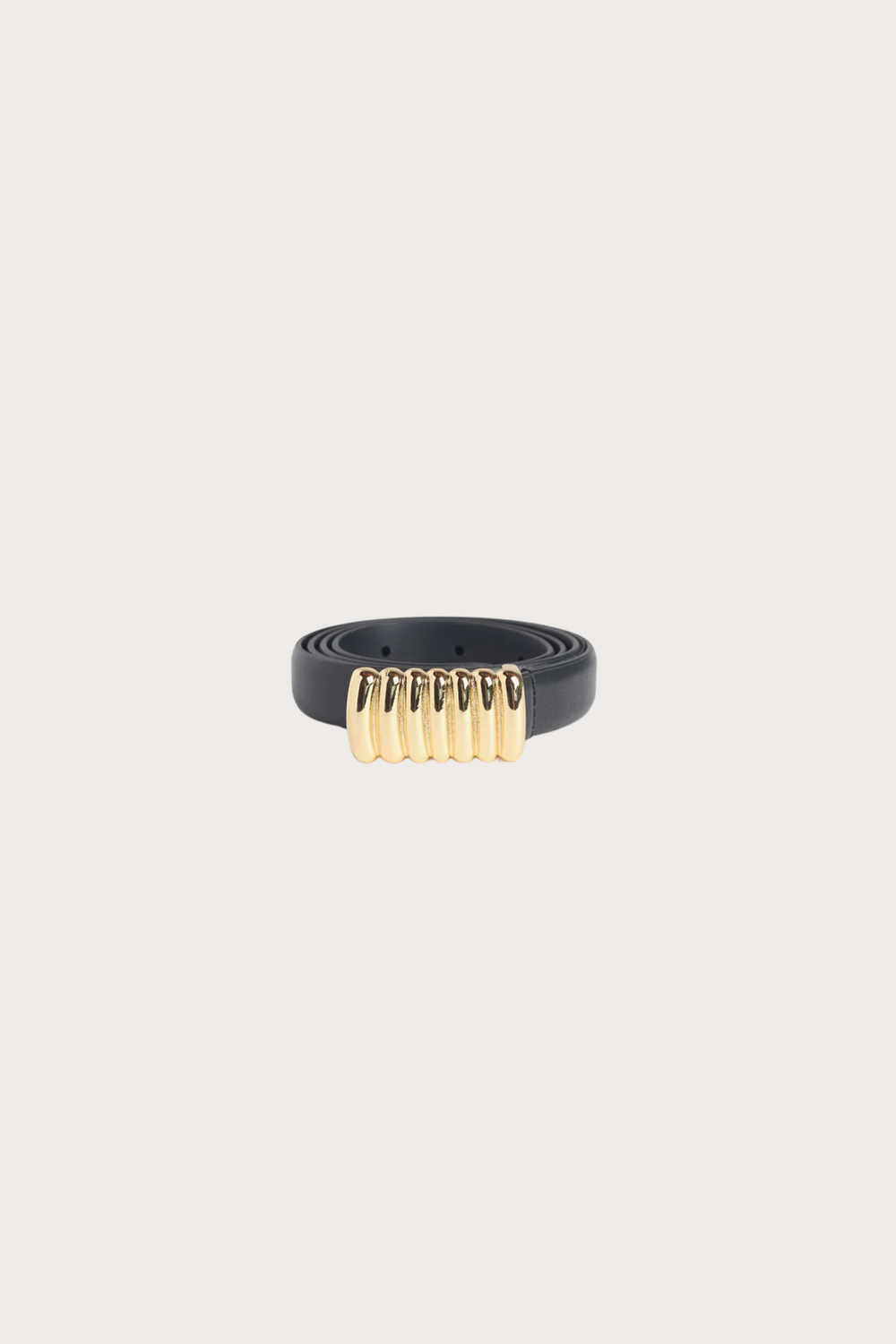 The Vintage Belt in Black Polished Gold