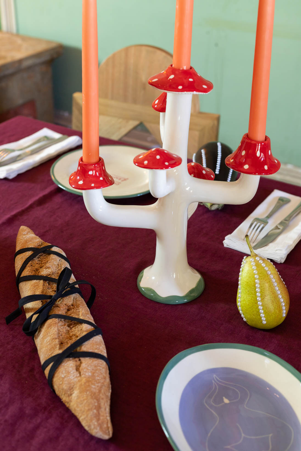 Mushroom Candleholder