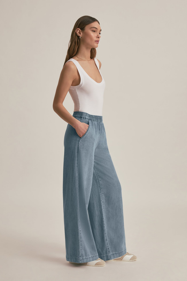 The Malibu Wide Leg Pant in Coronado