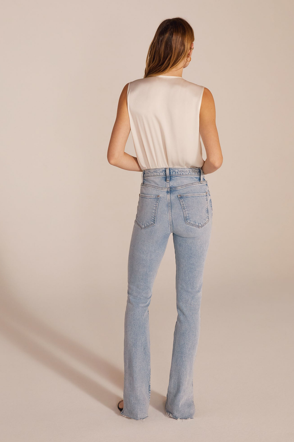 The Sleeveless Date Blouse Ivory