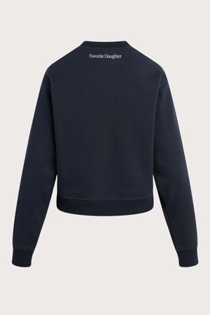 The Mom of The Year Varsity Sweatshirt in Navy