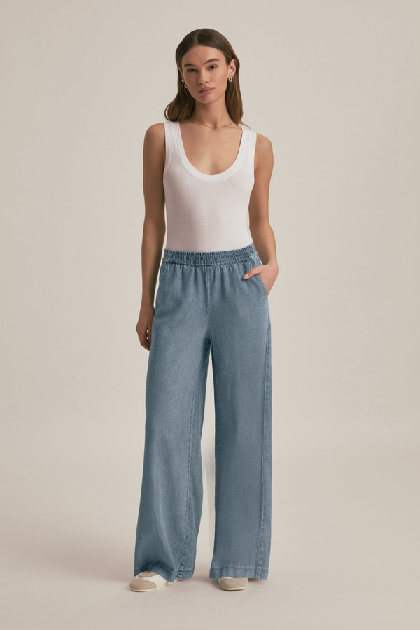 The Malibu Wide Leg Pant in Coronado