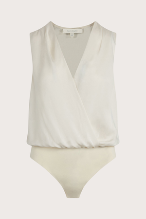 The Sleeveless Date Blouse Ivory