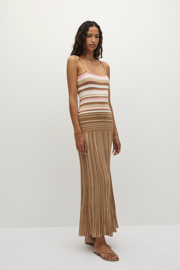 Esenia Knit Dress - Sepia