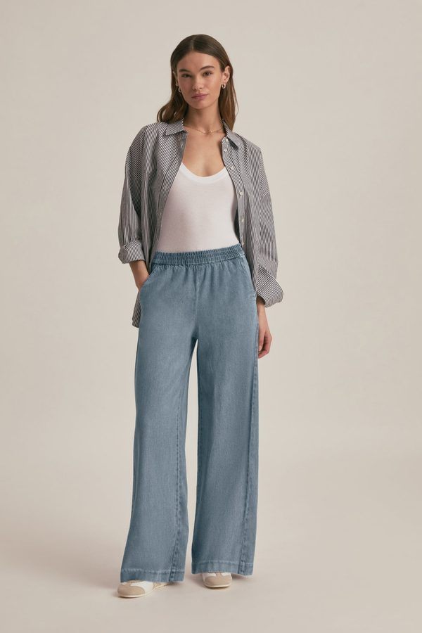 The Malibu Wide Leg Pant in Coronado