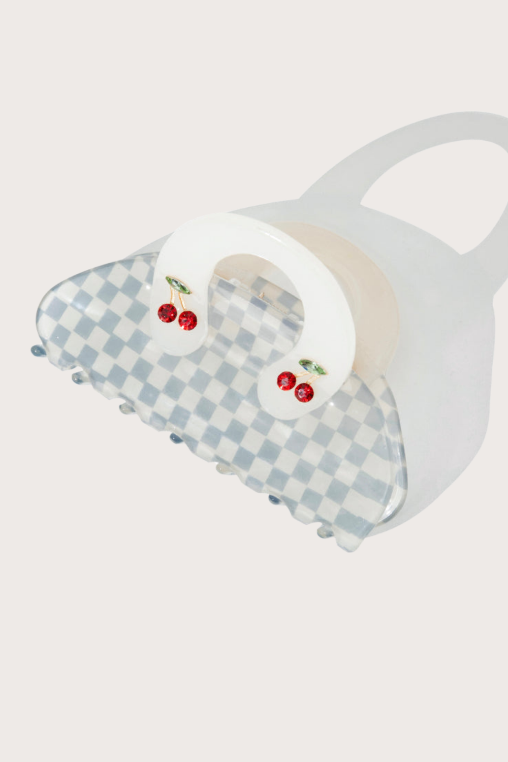 Carry-on Hair Claw in Cherry