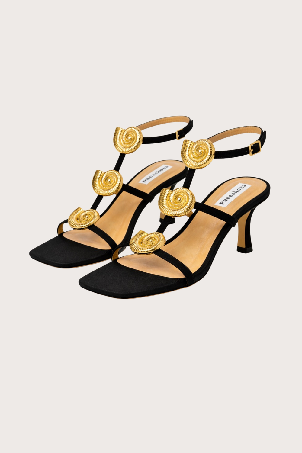 Cherie Amour Black Sandals