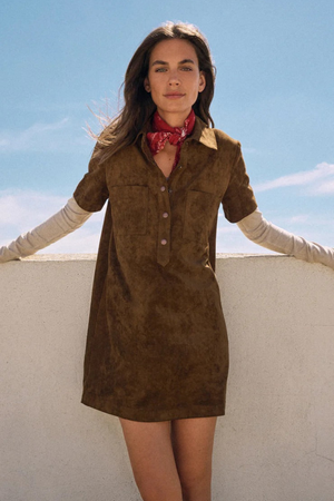 Authenthic Suede Mini Dress