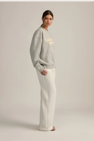 Sports Mom Sweatshirt Grey