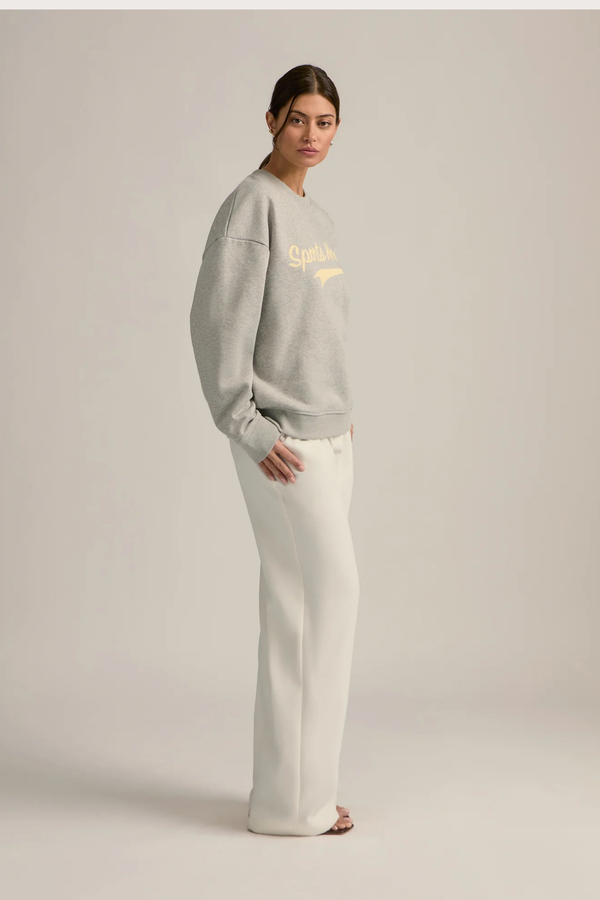 Sports Mom Sweatshirt Grey