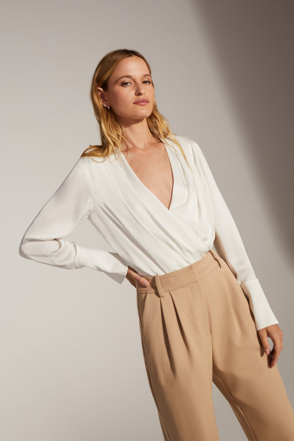 The Date Blouse Ivory