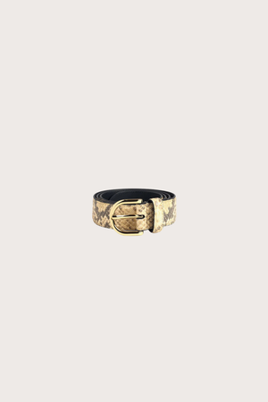 The Snake Print Juni Belt