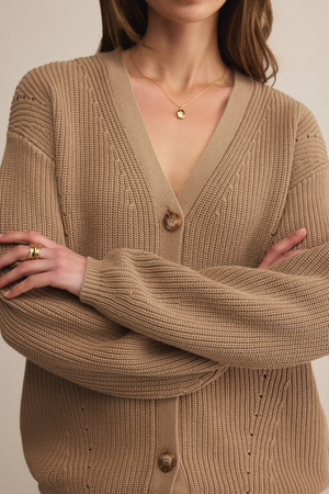 Voyager Cardigan - Dessert Tan