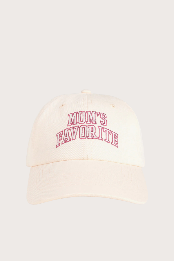 The Mom's Favorite Baseball Cap in Blush Pink