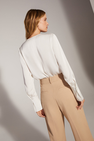 The Date Blouse Ivory