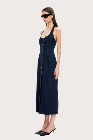 Kenny Maxi Dress in Indigo