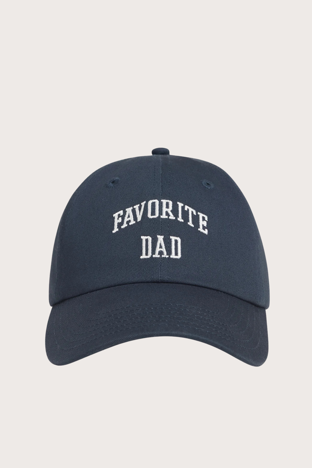 Favorite Dad Baseball Cap in Navy