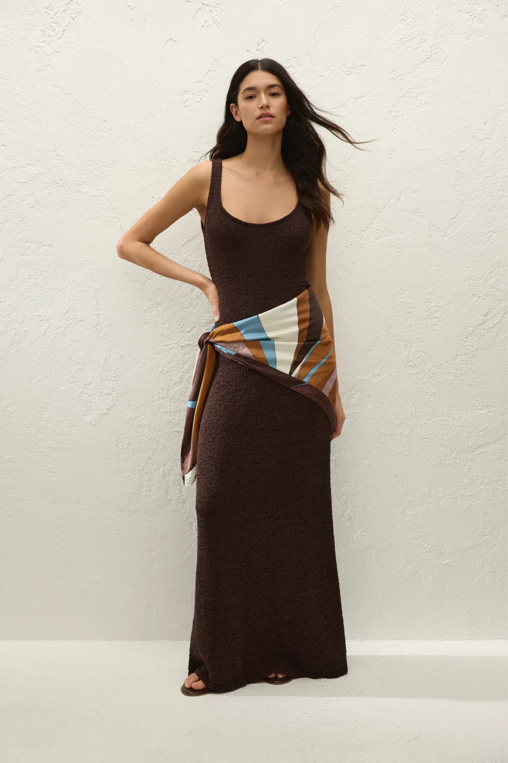 Soleil Waist Scarf in Notte