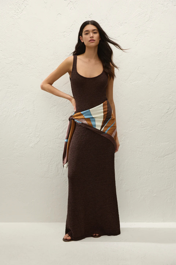 Soleil Waist Scarf in Notte