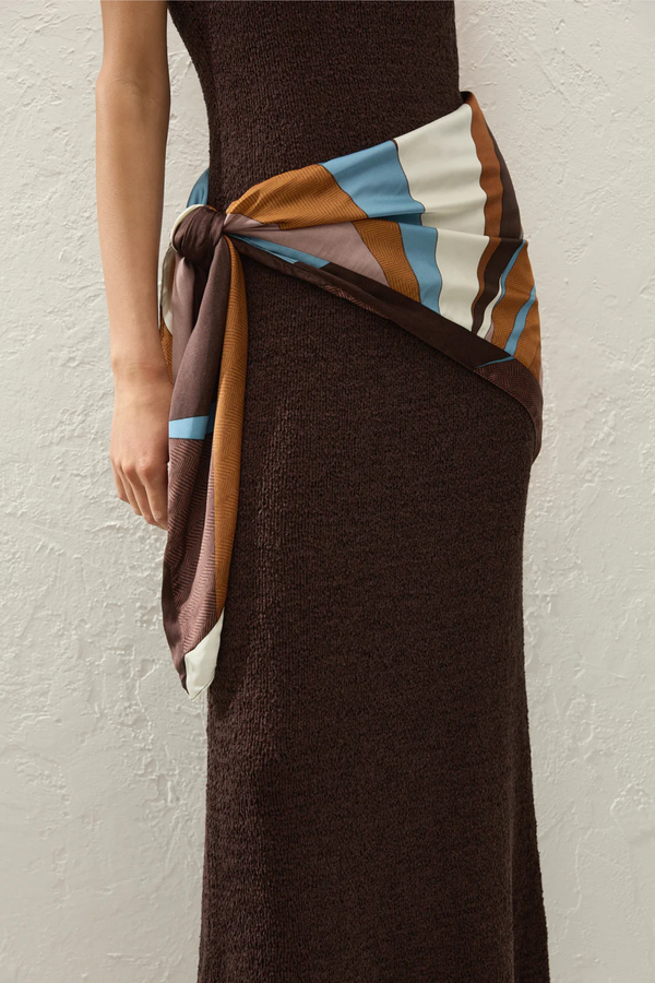 Soleil Waist Scarf in Notte