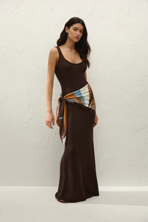 Soleil Waist Scarf in Notte
