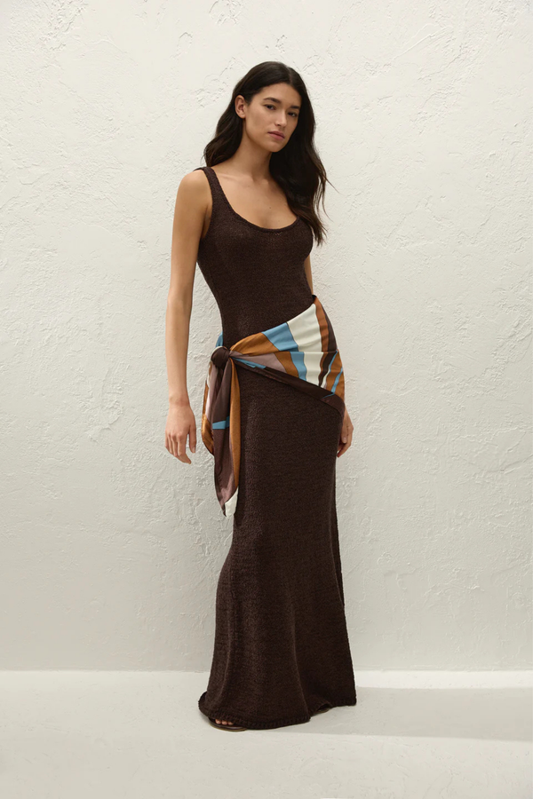Soleil Waist Scarf in Notte