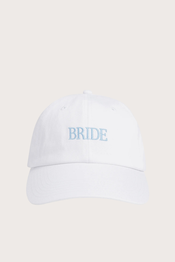 Bride Hat Baseball Cap in White