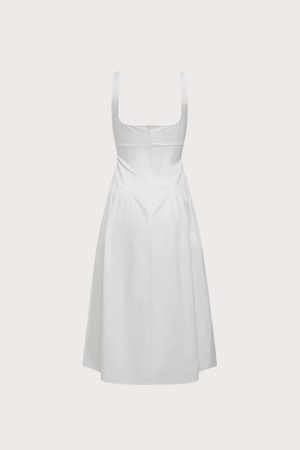 Luna Rosa Maxi Dress in Porcelain