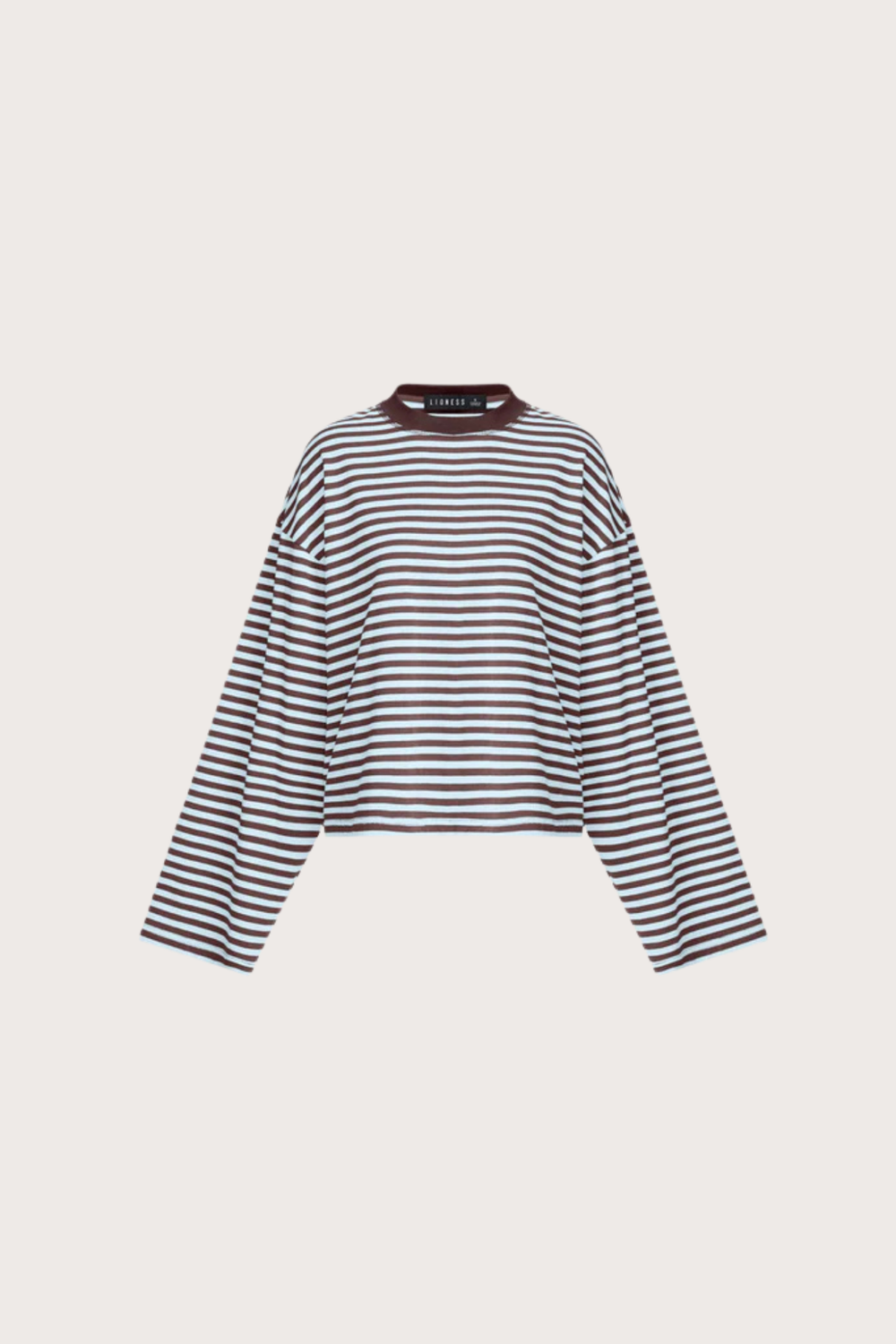 Bloom Long Sleeve Chocolate Sea Stripe