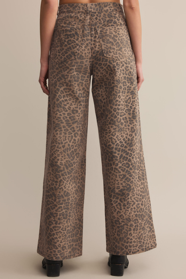 Marli Denim Leopard Pant