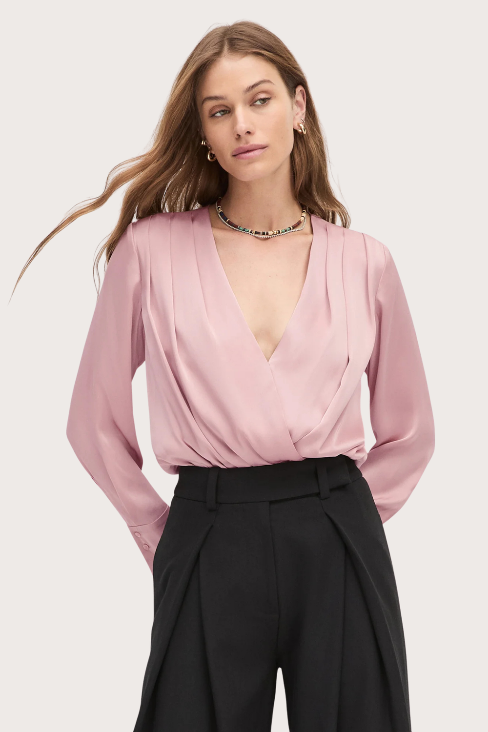 The Date Blouse in Whimsical Rose
