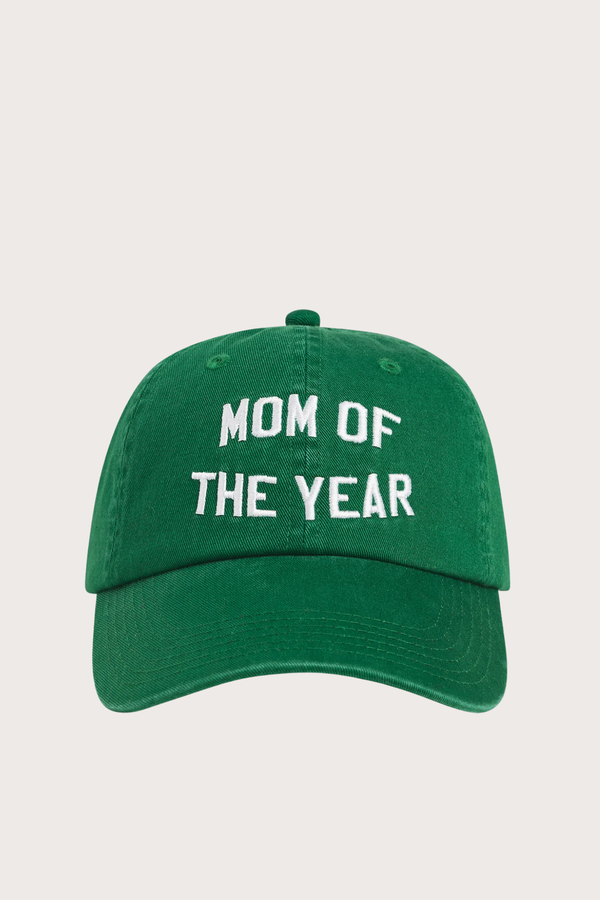 Mom of The Year Baseball Hat in Green
