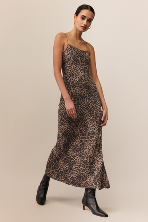 Cielo Leopard Midi Dress