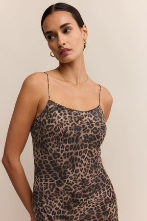 Cielo Leopard Midi Dress