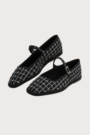 Bambinetta Tweed- Black & White Tweed
