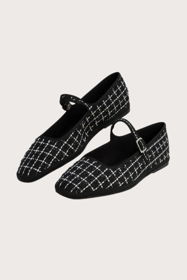 Bambinetta Tweed- Black & White Tweed