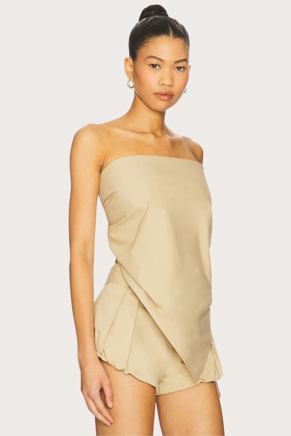 The New York Bandana Top in Camel