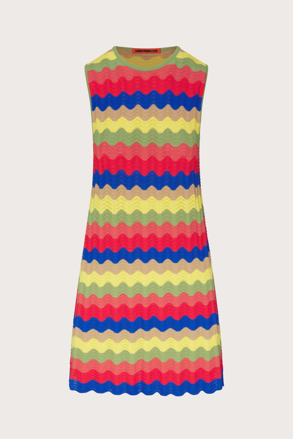 Moji Wave Mini Dress in Tropical Wave