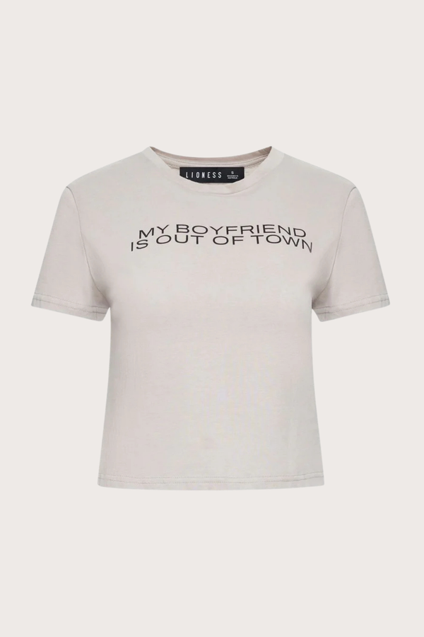 BF Baby Tee in Ash