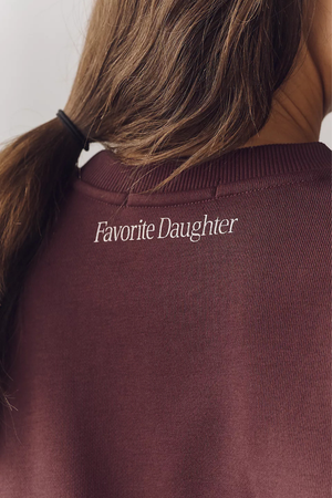The Sports Mom Sweatshirt in Burgundy