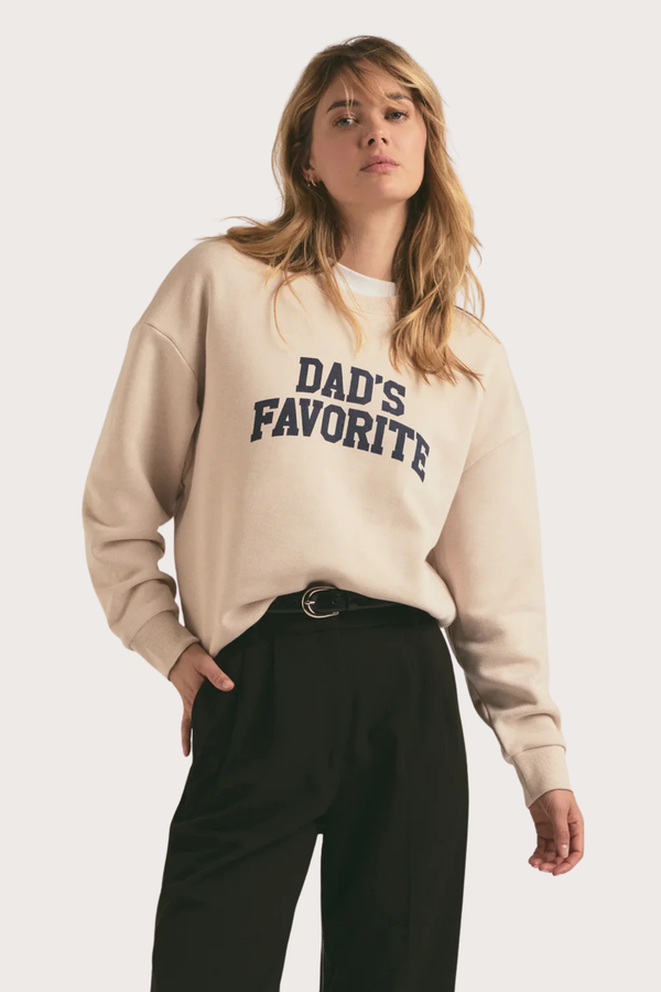 The Dad's Favorite Sweatshirt in Heather Oatmeal