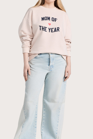 The Mom of The Year Sweatshirt in Heather Oatmeal