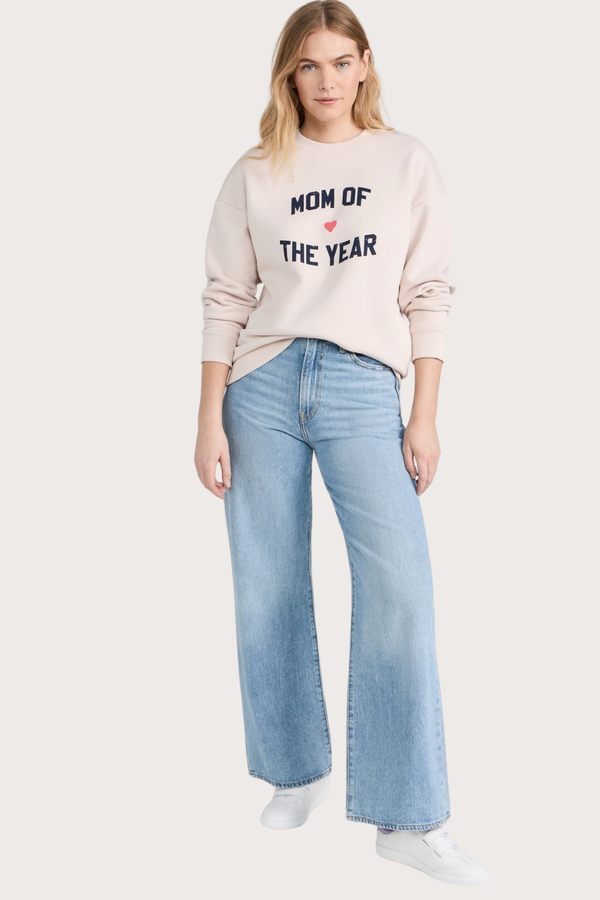 The Mom of The Year Sweatshirt in Heather Oatmeal