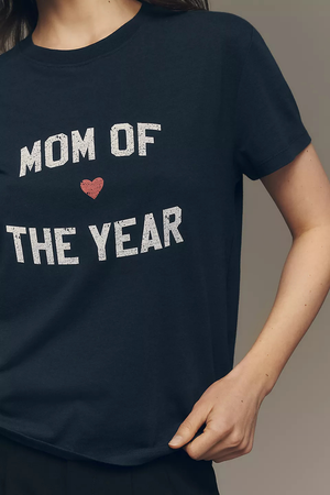 The Mom of The Year Tee in Navy