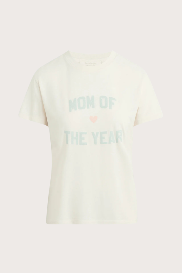 The Mom of The Year Tee in Gardenia