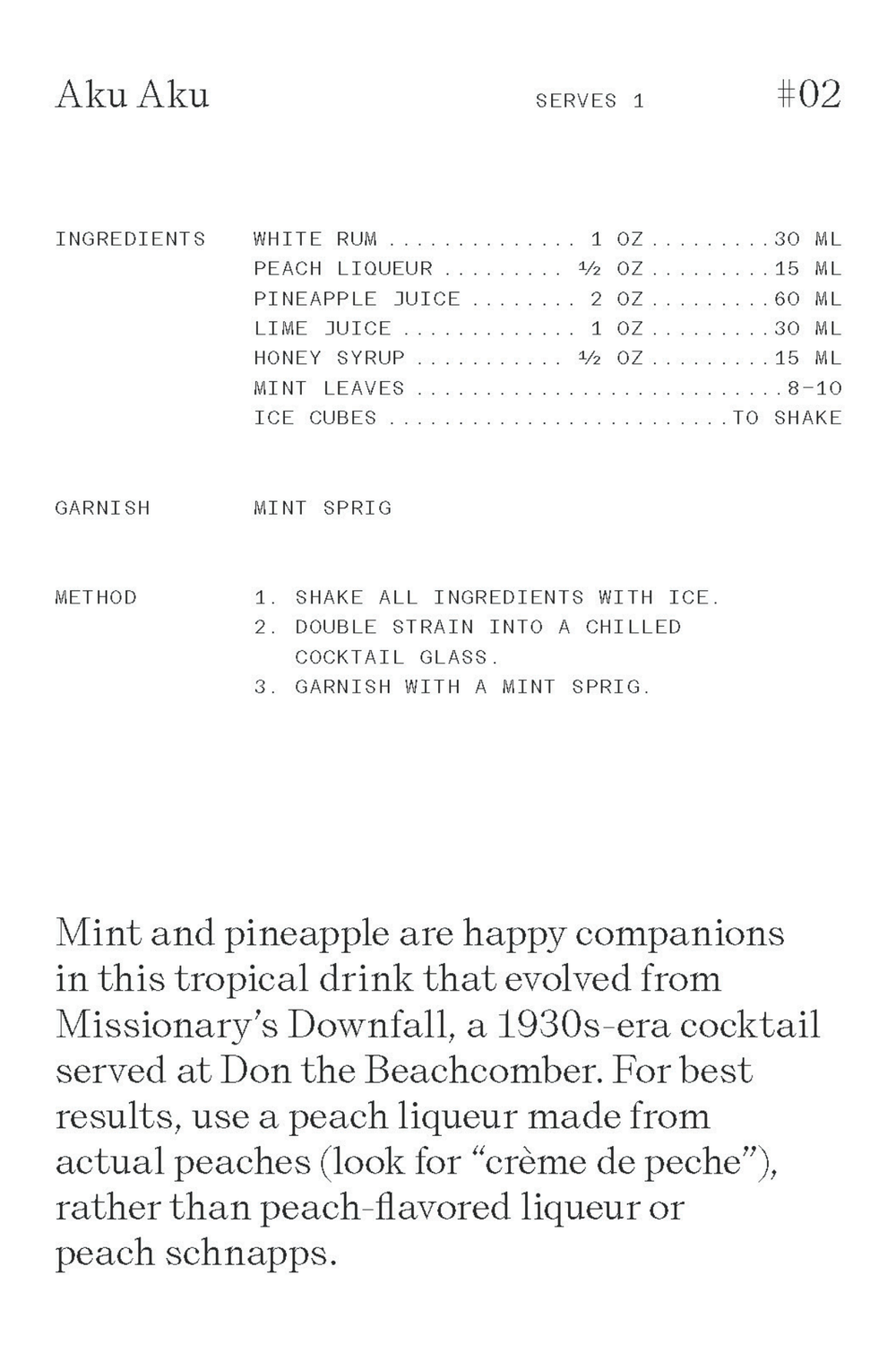 Cocktail Cabinet: Rum