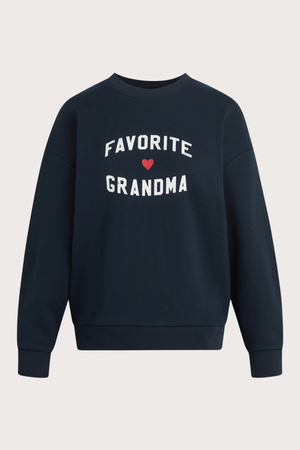 The Favorite Grandma Sweatshirt in Navy